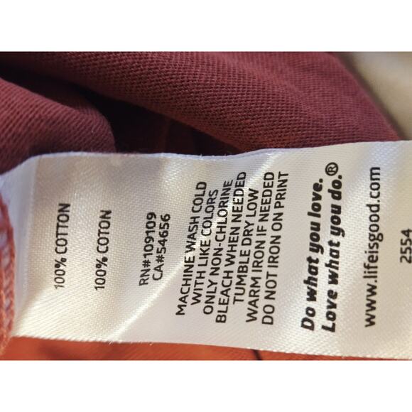 Life Is Good Crusher Tee M Mens One Thing I Can Tell You, Dr. Seuss T-Shirt Red - Picture 8 of 9